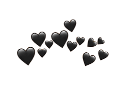 Download Black Heart Emoji Png Png Gif Base In 2020 Black Heart Emoji White Heart Emoji Black Heart