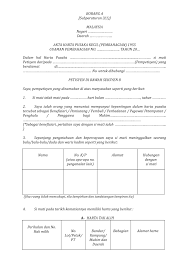 Tersebut di atas dan saya bersetuju harta pusaka simati dibahagikan seperti berikut Form A Baru Subperaturan 31 Bm Diluluskan Studocu