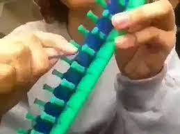 Diy How To Loom Knit A Hat With Long Loom Loom Knitting Loom Knitting Projects Loom Knitting Patterns