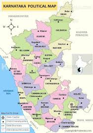 Karnataka Map Map Of Karnataka State India Bengaluru Map In 2020 Karnataka India Map Map