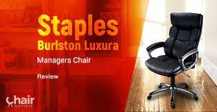 The former color is of the beige variety and offers a lighter color than the. Staples Burlston Luxura Managers Chair Review 2021