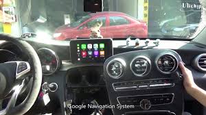 How To Install Carplay For Mercedes 2015 2017 C W205 Glc W253 Youtube