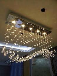 Modern Wave Crystal Pendant Light Ceiling Lamp Raindrop Lighting Chandelier Ebay In 2020 Crystal Pendant Lighting Ceiling Pendant Lights Star Lights On Ceiling