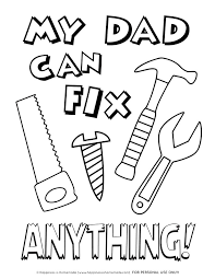 Free printable father's day cards. Fathers Day Coloring Pages Gallery Whitesbelfast