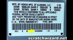 how to find your hondas paint code