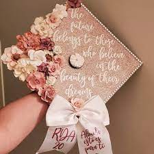 To Be A Nurse Graduation Cap Topper Decoration With Flowers Etsy In 2021 Graduation Cap Decoration College Graduation Cap Decoration Graduation Cap