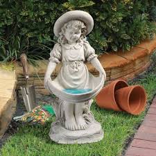 Design Toscano Sophie In Her Sundress Statue Garden Statues Garden Deco Outdoor Statues