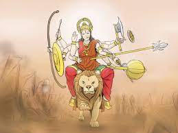 You can easily download this image and send your loved. Maa Durga Vijaya Marching By Https Www Deviantart Com Vachalenxeon On Deviantart Durga Durga Maa Hindu Gods