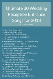 Check Out These 30 Incredible Reception Entrance Songs That Will Get Everyone On Catholicwedding Canzoni Canzoni Per Matrimoni Intrattenimento Matrimonio
