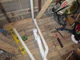 Both the vent and the wye are sloped downward toward the drain. Double Shower Drain Vent Question Diy Home Improvement Forum