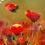 Poppies: Intermediate Watercolor Class