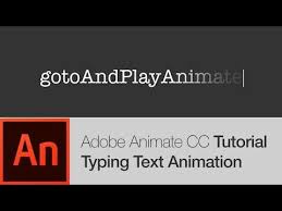 Animate Cc Tutorial Typing Text Effect Animation Free Download Youtube Adobe Animate Learn Animation Tutorial