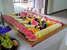 Fruit Salad Table All Organic Of Course Buffet Food Food Displays Food