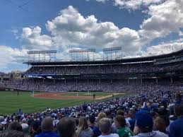 Wrigley Field Section 104 Home Of Chicago Cubs