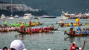 The chinese crew decided to show off some creativity to celebrate dragon boat festival. China Celebrates Dragon Boat Festival
