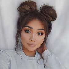 S P A C E B U N S Ohmygeeee Looking Super Cute Styling Our Clip Ins Into Space Buns Shade Long Hair Styles Easy Hairstyles For Long Hair Cool Hairstyles