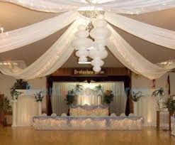 Wedding Reception Ideas Diy Ceiling Table And Backdrop Kits Wedding Ceiling Wedding Hall Decorations Wedding Reception Decorations