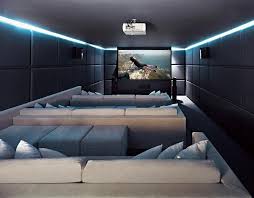 Beautiful Modern Design Casa Las Encinas Madrid Spain Cinema Room Home Entertainment Interior Architecture