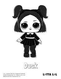 Dusk Coloring Page Lotta Lol Lol Dolls Coloring Pages Animal Coloring Pages