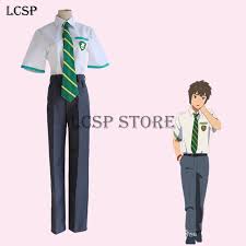 Lcsp Your Name Tachibana Taki Cosplay Costume Japanese Anime Boy School Uniform Suit Outfit Clothes Cosplay Costume Boys School Uniformjapanese Anime Costumes Aliexpress