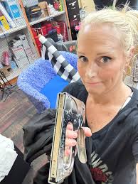 Oh, the magic of theatre. 🎭 Not too long ago, I used a staple gun and some  hot glue to cover a couch for Poseidon's baby mama 🔱 for Percy Jackson and