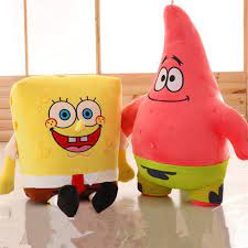 Baby New 7pcs Lot High Quality Spongebob Plush Toys Stuffed Dolls Kawaii Sponge Bob Toys For Baby