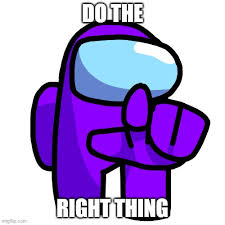 Purple Pointer Among Us Memes Imgflip