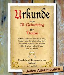 Urkunde 75 Geburtstag Goldecken Ein Hochwertige Urkunde Mit Individuellem Textdruck Als Texte Zum Geburtstag Geschenke Zum Geburtstag 70 Geburtstag Geschenk