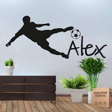 Personalized Name Football Sticker Boys Room Paint Colors Unique Art Prints Wall Stickers