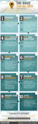 On Page Local Seo 10 Tips To Improve Your Local Seo Infographic Seo Marketing Local Seo Digital Marketing