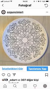 Yanliz Kurt Adli Kullanicinin Cini Panosundaki Pin Sanat Desen Desenler Mavi Ciniler