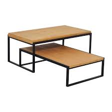 30″ w x 25″ d x 18″ h 20″ table overall dimensions: 36 Off West Elm West Elm Nesting Coffee Table Tables