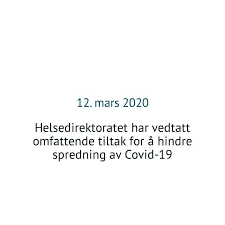 Learn vocabulary, terms and more with flashcards, games and other study tools. Helsedirektoratet 12 Mars 2020 Dagens Budskap Fra Helsedirektoratet Facebook
