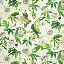 Clarence House Passion Flower Linen Fabric 10 Yards Summer Multi Passion Flower Clarence House Printing On Fabric