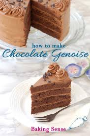Chocolate Genoise Chocolate Sponge Cake Recipe Chocolate Sponge Cake Sponge Cake Recipes Chocolate Sponge
