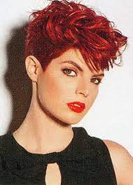 Big Curly Red Pixie Short Red Hair Short Hair Styles Pixie Red Pixie Haircut