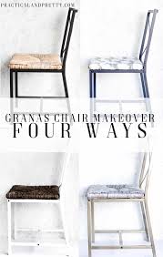 Ikea Granas Chair Makeover 4 Ways Practical And Pretty Chair Makeover Ikea Granas Diy Chair Makeover