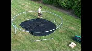How do i take apart a trampoline? Super Fun Trampoline Assembly Youtube