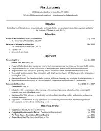 any resume advice? : accounting