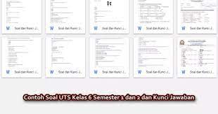 1 日前 soal uts ips kelas 6 semester 2 plus kunci jawaban tahun ajaran 2017 2018 berikut ini latihan soal uts terbaru untuk tahun ini soal uts ips kelas 6 semester 1 terbaru tahun ajaran 2018 2019 kunci jawaban room i 1 d 2 a 3 c 4 c 5. Contoh Soal Uts Kelas 6 Semester 1 Dan 2 Dan Kunci Jawaban Berkas Edukasi