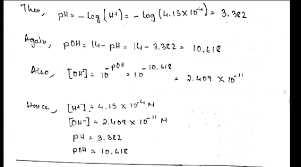 What is the poh of a solution with oh? Solved Compute The Ph Of Unbuffered And Buffered Solutions In One Whole Sheet Of Paper Calculate The H Oh Ph Poh Of The Following Unbuffe Course Hero
