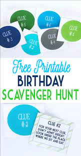 Scavenger Hunt Birthday Boyfriend Scavenger Hunt Birthday Surprise Boyfriend