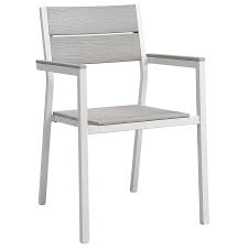 5.0 out of 5 stars 1. Murano Modern White Outdoor Dining Chair Eurway