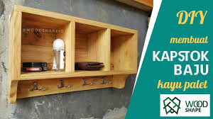 Membuat Kapstok Sederhana Dari Kayu Bekas Palet Youtube