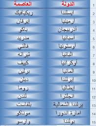 عواصم الدول 01 Words Arabic Quotes Quotes