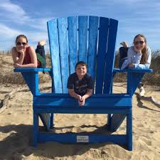 Have You Seen The Giant Blue Beach Chair At Little Island Park Did You Know It Wa Virginia Beach Vacation Virginia Beach Vacation Rentals Sandbridge Beach