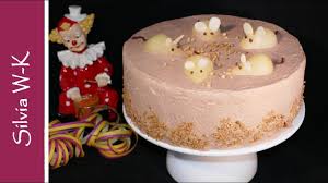 Schokosahnetorte Total Einfach Ohne Gelatine Mausetorte Faschingstorte Kindergeburtstag Youtube In 2020 Kuchen Rezepte Einfach Kuchen Und Torten Torten
