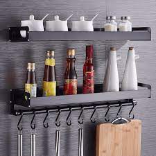 Unfortunately, i have a very small kitchen. Buy Kitchen Storage Wall Spice Rack Jar Utensil Bottle Hooks Shelf Hanger Organizer At Affordable Prices Free Shipping Real Reviews With Photos Joom