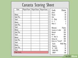 The lower sections of the scoring categories are made up of categories which are like hands in poker games. How To Play Canasta With Pictures Wikihow