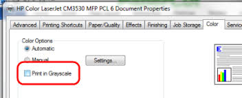 If excel's print preview window is showing the spreadsheet in color, but it is printing in black and white, then it is a setting on your printer. All About Page Level Color Detection Papercut